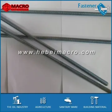 high strength steel material left hand threaded rod