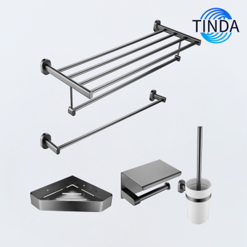 Bộ phòng tắm 5 món inox cao cấp