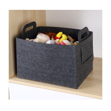 Panier de rangement en feutre durable - Organisateur de jouets pliables avec poignée