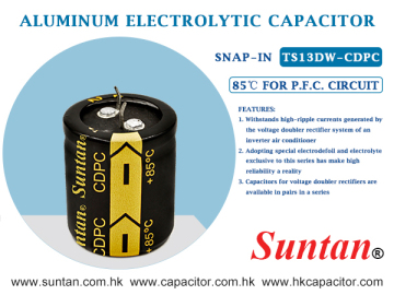 Suntan`s Snap-in Aluminum Electrolytic Capacitor – CDPC