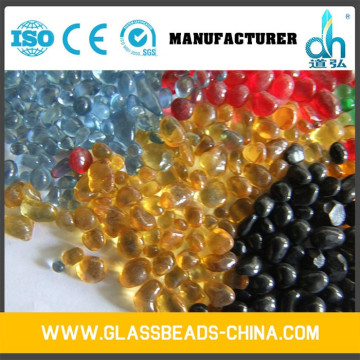 competitive price building decoration spray painted colored glass beads