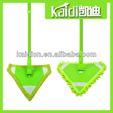 New triangle design microfiber flat mop