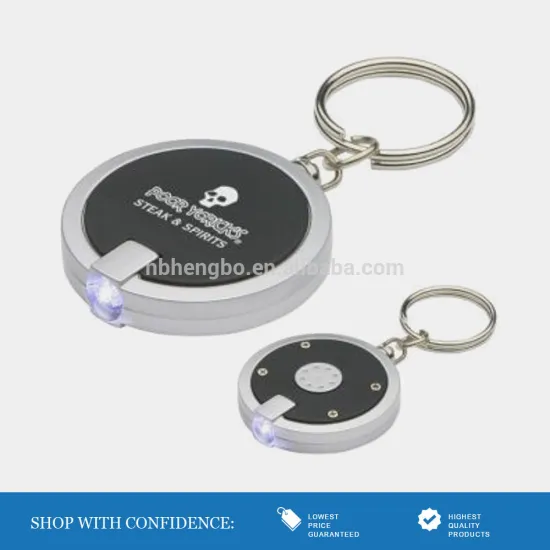 Hengbo Round Promotional Led Flashlight Keychain