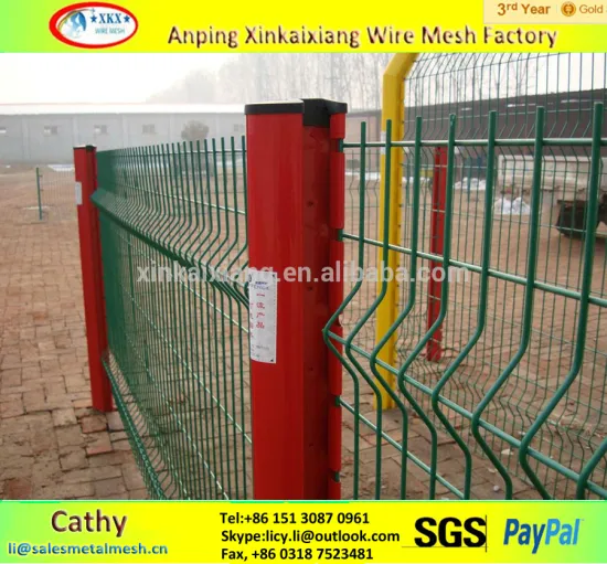 Anping Pvc Coated Green Frame Fence/wire mesh fence