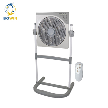 Adjustable Height 12 Inch Remote Control Portable Box Fan for Bed