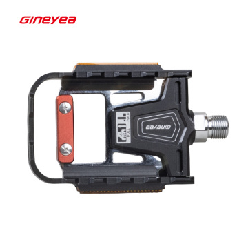 Pedal Basikal Lipat Aluminium CNC Lipat Pantas Penjimatan Ruang Reflektif Pedal Galas Tertutup K-602F