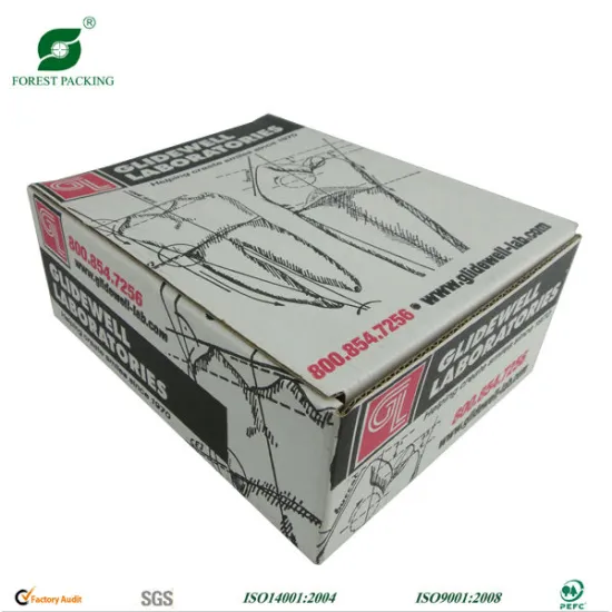 COLOR PRINTED LABORATORY PACKAGING BOX