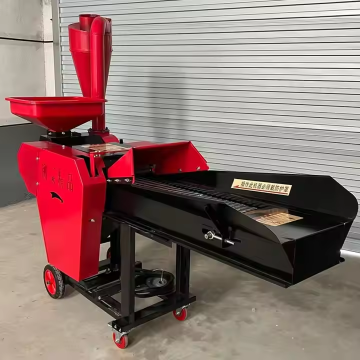 Animal Feed Straw Chopper: Corn Stalk Shredder and Forage Crusher for Farm Grass Cutting