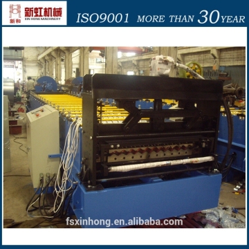 Corrugated sheet machine with auto-cutting off