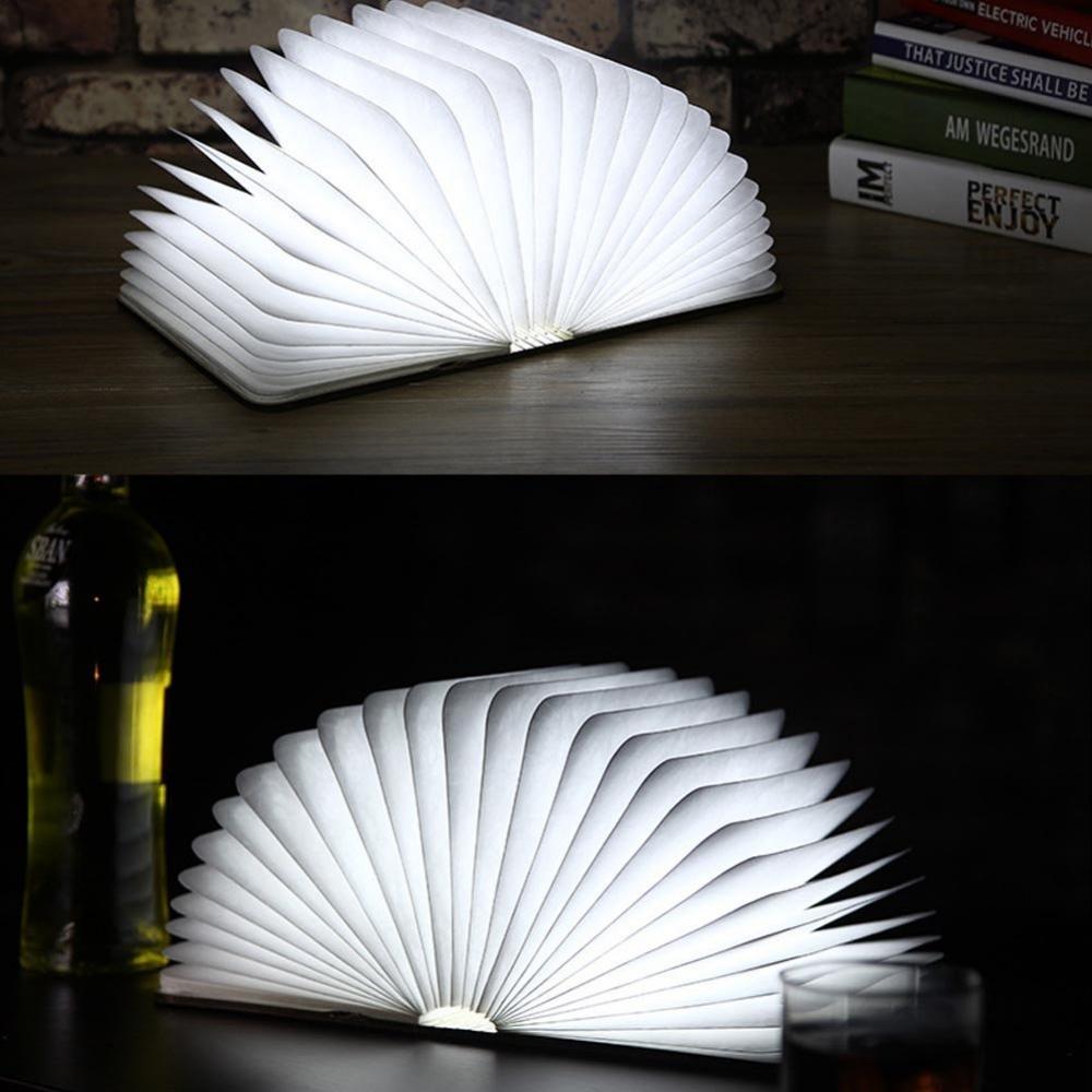 Folding Book Light with USB Charging Port