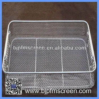 Stainless steel Perforated Side Sterilization basket and trays