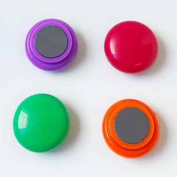 रंगीन व्हाइटबोर्ड चुंबक बटन गोल पॉट चुंबक