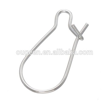 24*11mm Sterling silver lever back earwire silver ear wire earring base