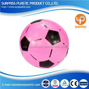colorful plastic soccer ball