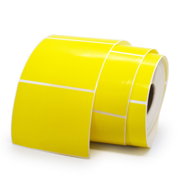 Yellow Label sticker Compatible with Zebra printer