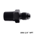 AN4 A 1 / 4NPT Conector de manguera de combustible