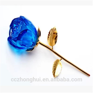 2016 New design romantic valentines gift crystal rose