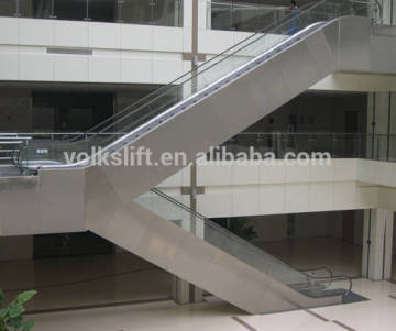 Parallel interrupted arrangement two-way traffic Escalator