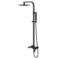 Rainfall Complete Matte Black Shower System