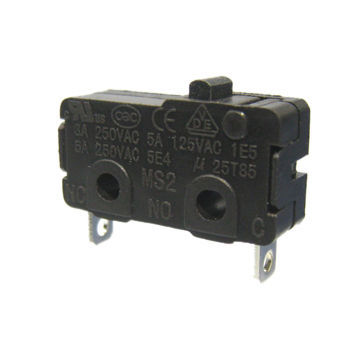 Burgess Micro Switch, Rating of 125V AC 5A/250V AC 3A, 10,000 Cycles