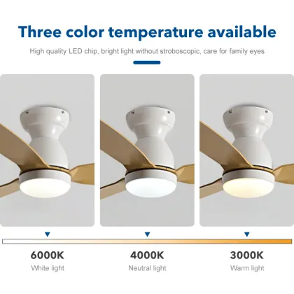 Top Selling Modern LED Ceiling Fan with Remote Control and Light