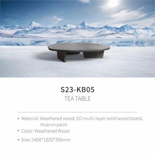 square coffee table Four legs wooden coffee table Factory