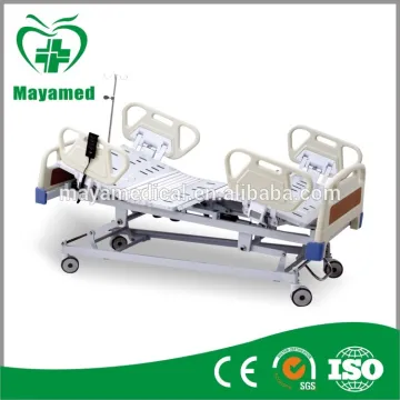 MY-R001 Adjustable Medical Five Functions Electric Hospital ICU Bed