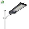 Iluminação impermeável ip65 ABS 100w 200w lâmpada de rua solar
