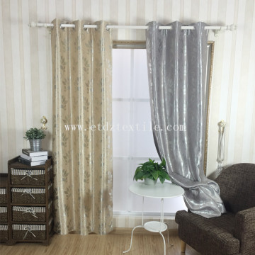 100% polyester jacquard blackout curtain
