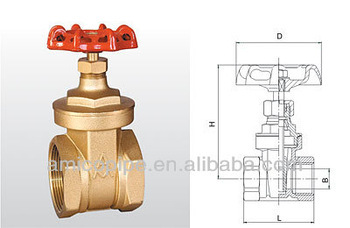 Amico Brass Gate Valve
