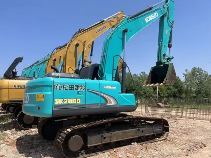 High Efficiency Used Kobelco SK200 Excavators: SK200-8 Model in Construction Machinery