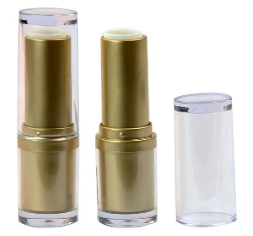 transparent plastic new style tubes of lipsticks
