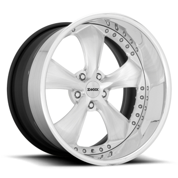 ZMXX Black and White Polishing Off-Road Wheels PCD 5x114.3 5x120 Aluminum Forged Rims