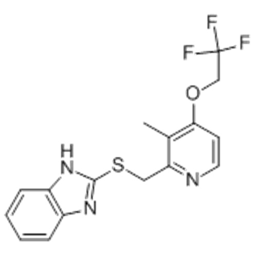 2- [3-Metil-4- (2,2,2-trifluoroetoxi) -2- piridinil] metiltio-1H-benzimidazole CAS 103577-40-8
