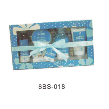 Natural Bath And Body Gift Set With 150g Crystal Bath Salt #8bs-018