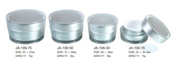 Round Plastic Acrylic Jar Packaging