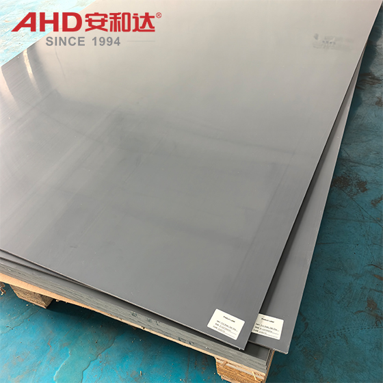 Dark Grey UPVC Sheet Flat Rigid PVC Panel