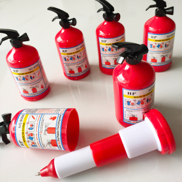 Creative Kawaii Telescopic Ballpoint Pen Fire Extinguisher Design