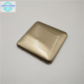 color painted stainless steel brushed switch panel plate