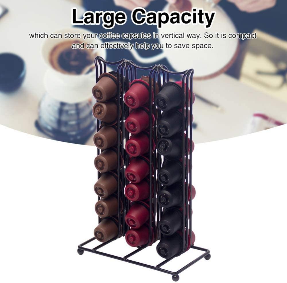 42 Cup Iron Coffee Capsule Rack