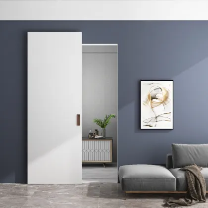 Wholesale Invisible Sliding Door Wooden Silent Slide Magic Track Barn Door