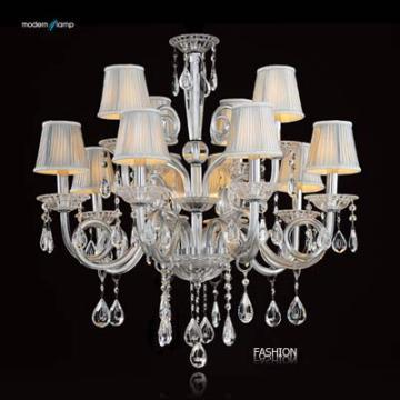 chandelier with novelty lampshade