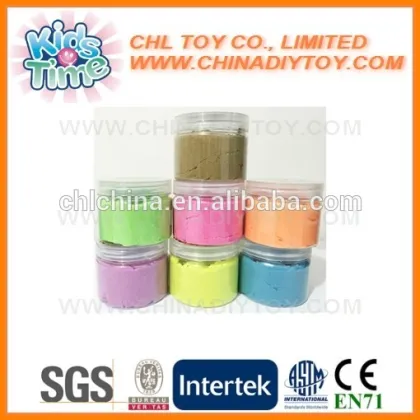 Non toxic lively sand with color box pack