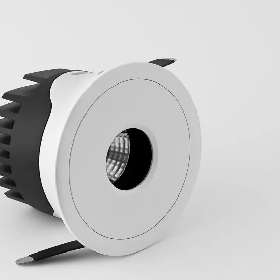 Dimmable Anti-Glare 75mm Black 10W LED Recessed Ceiling Light