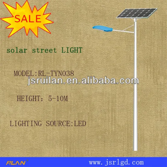 solar panel street light