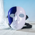 Máscara de cosplay de anime em PVC dividido em dois tons