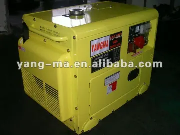 yanmar style air cooled engine power small soundproof silent diesel generator 5kw