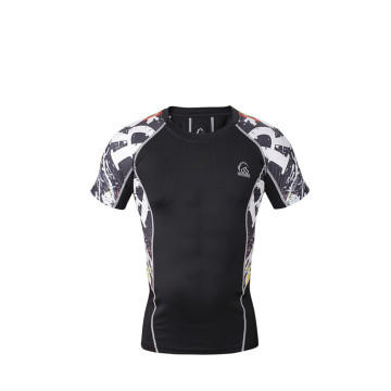 Dry Fit Mens Custom Fitness super hero compression shirt