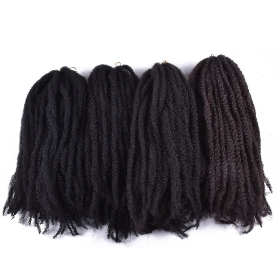 Hot sell 20 inch 110g afro kinky curly twist braiding hair crochet  marley twist hair