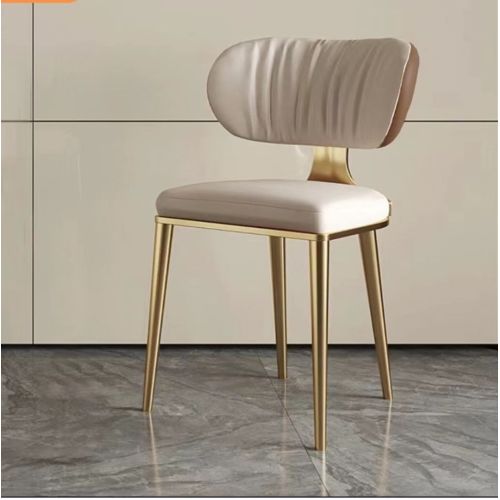 Cadeira de jantar de luxo minimalista